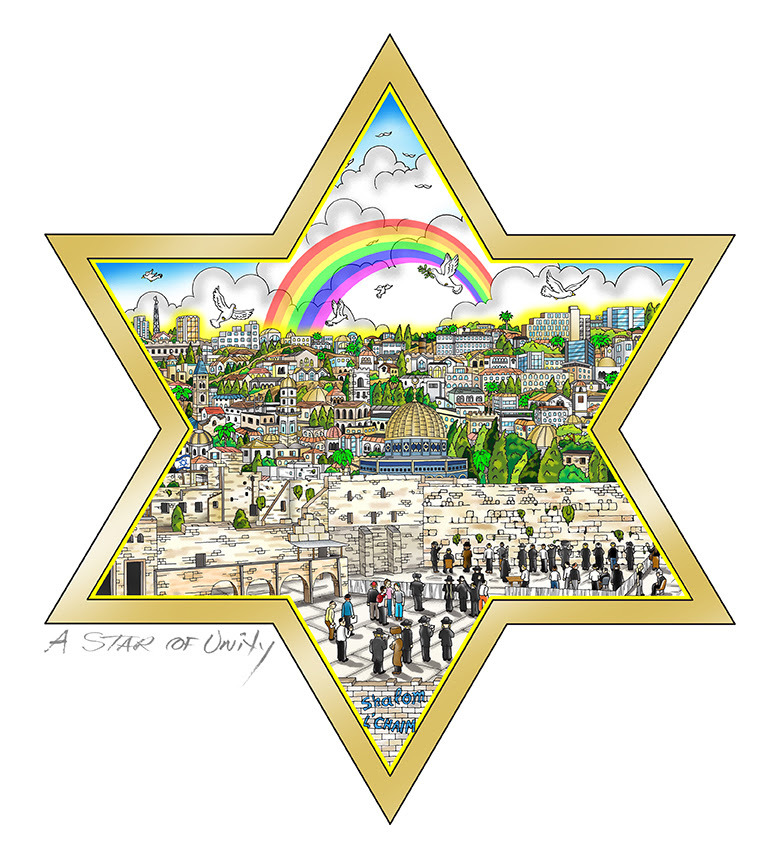A Star of Unity Charles Fazzino